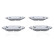 Brake pad set, disc brake 13.0460-5522.2 ATE, Thumbnail 2