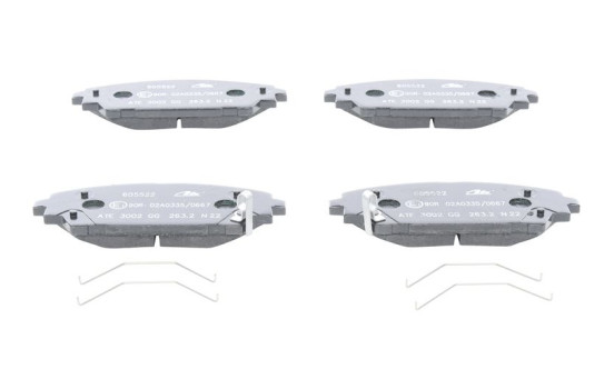 Brake pad set, disc brake 13.0460-5522.2 ATE, Image 2