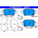 Brake pad set, disc brake 13.0460-5531.2 ATE