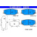 Brake pad set, disc brake 13.0460-5532.2 ATE