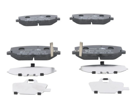 Brake pad set, disc brake 13.0460-5532.2 ATE, Image 2