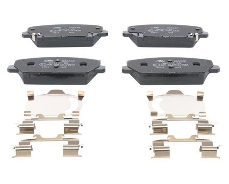 Brake pad set, disc brake 13.0460-5536.2 ATE, Image 2