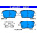 Brake pad set, disc brake 13.0460-5537.2 ATE