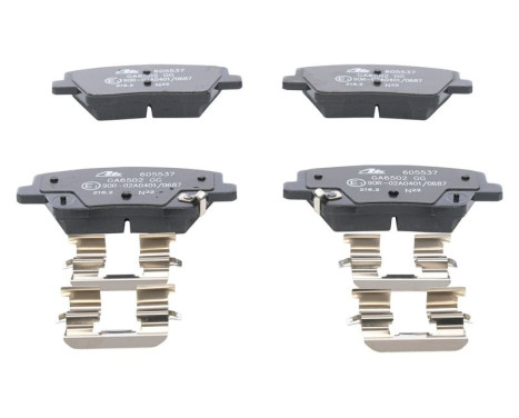 Brake pad set, disc brake 13.0460-5537.2 ATE, Image 2