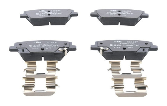 Brake pad set, disc brake 13.0460-5537.2 ATE, Image 2