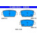 Brake Pad Set, disc brake 13.0460-5539.2 ATE