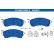 Brake pad set, disc brake 13.0460-5542.2 ATE