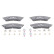 Brake pad set, disc brake 13.0460-5542.2 ATE, Thumbnail 2