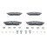Brake pad set, disc brake 13.0460-5543.2 ATE, Thumbnail 2