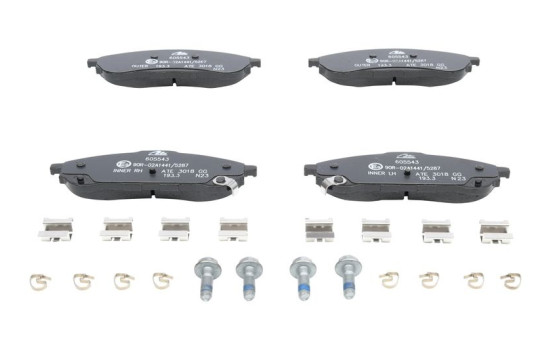 Brake pad set, disc brake 13.0460-5543.2 ATE, Image 2