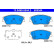Brake pad set, disc brake 13.0460-5544.2 ATE