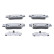 Brake pad set, disc brake 13.0460-5544.2 ATE, Thumbnail 2