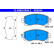 Brake pad set, disc brake 13.0460-5545.2 ATE