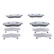 Brake pad set, disc brake 13.0460-5545.2 ATE, Thumbnail 2
