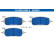 Brake pad set, disc brake 13.0460-5553.2 ATE