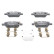 Brake pad set, disc brake 13.0460-5554.2 ATE, Thumbnail 2