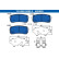 Brake pad set, disc brake 13.0460-5555.2 ATE