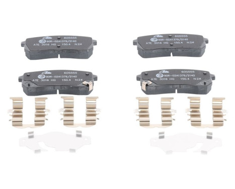 Brake pad set, disc brake 13.0460-5555.2 ATE, Image 2