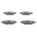 Brake pad set, disc brake 13.0460-5560.2 ATE, Thumbnail 2