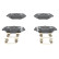 Brake pad set, disc brake 13.0460-5562.2 ATE, Thumbnail 2