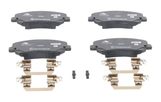 Brake pad set, disc brake 13.0460-5563.2 ATE, Image 2