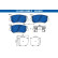 Brake pad set, disc brake 13.0460-5568.2 ATE