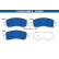 Brake pad set, disc brake 13.0460-5569.2 ATE