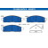 Brake pad set, disc brake 13.0460-5570.2 ATE