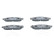 Brake pad set, disc brake 13.0460-5570.2 ATE, Thumbnail 2