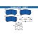 Brake pad set, disc brake 13.0460-5572.2 ATE