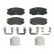 Brake Pad Set, disc brake 13.0460-5611.2 ATE