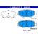 Brake Pad Set, disc brake 13.0460-5629.2 ATE