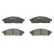 Brake Pad Set, disc brake 13.0460-5631.2 ATE