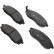 Brake Pad Set, disc brake 13.0460-5632.2 ATE