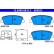 Brake Pad Set, disc brake 13.0460-5633.2 ATE