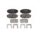 Brake Pad Set, disc brake 13.0460-5638.2 ATE