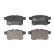 Brake Pad Set, disc brake 13.0460-5648.2 ATE