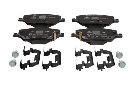 Brake Pad Set, disc brake 13.0460-5662.2 ATE