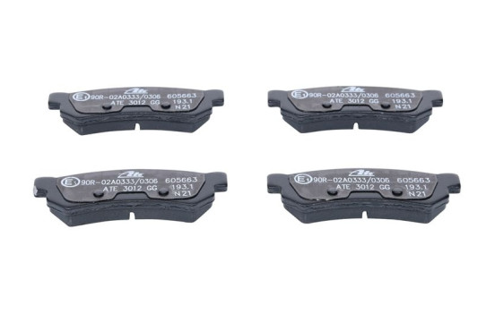 Brake Pad Set, disc brake 13.0460-5663.2 ATE, Image 3