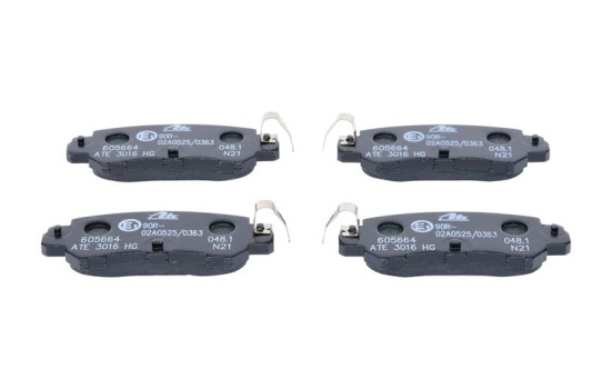 Brake Pad Set, disc brake 13.0460-5664.2 ATE, Image 3