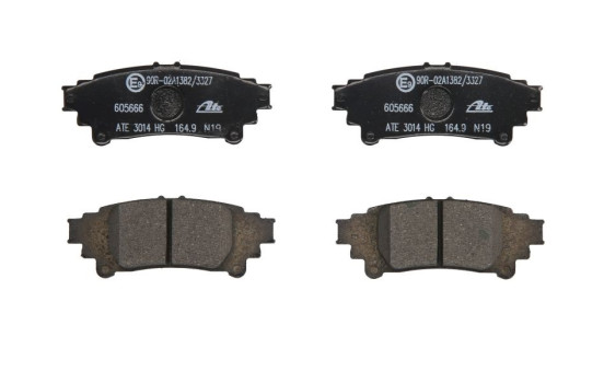 Brake Pad Set, disc brake 13.0460-5666.2 ATE