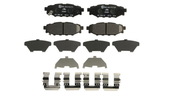 Brake Pad Set, disc brake 13.0460-5669.2 ATE