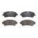 Brake Pad Set, disc brake 13.0460-5674.2 ATE