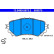 Brake Pad Set, disc brake 13.0460-5675.2 ATE