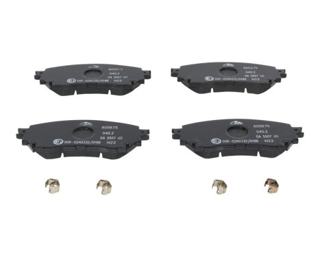 Brake Pad Set, disc brake 13.0460-5675.2 ATE, Image 2