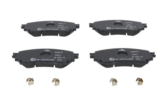 Brake Pad Set, disc brake 13.0460-5675.2 ATE, Image 2