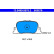 Brake Pad Set, disc brake 13.0460-5676.2 ATE