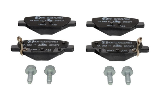 Brake Pad Set, disc brake 13.0460-5677.2 ATE, Image 2