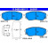 Brake Pad Set, disc brake 13.0460-5681.2 ATE