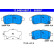 Brake Pad Set, disc brake 13.0460-5687.2 ATE